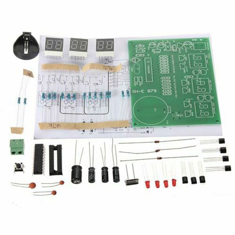 Diy Electronics Flux - A02R! AT89C2051 6 Digital LED Display