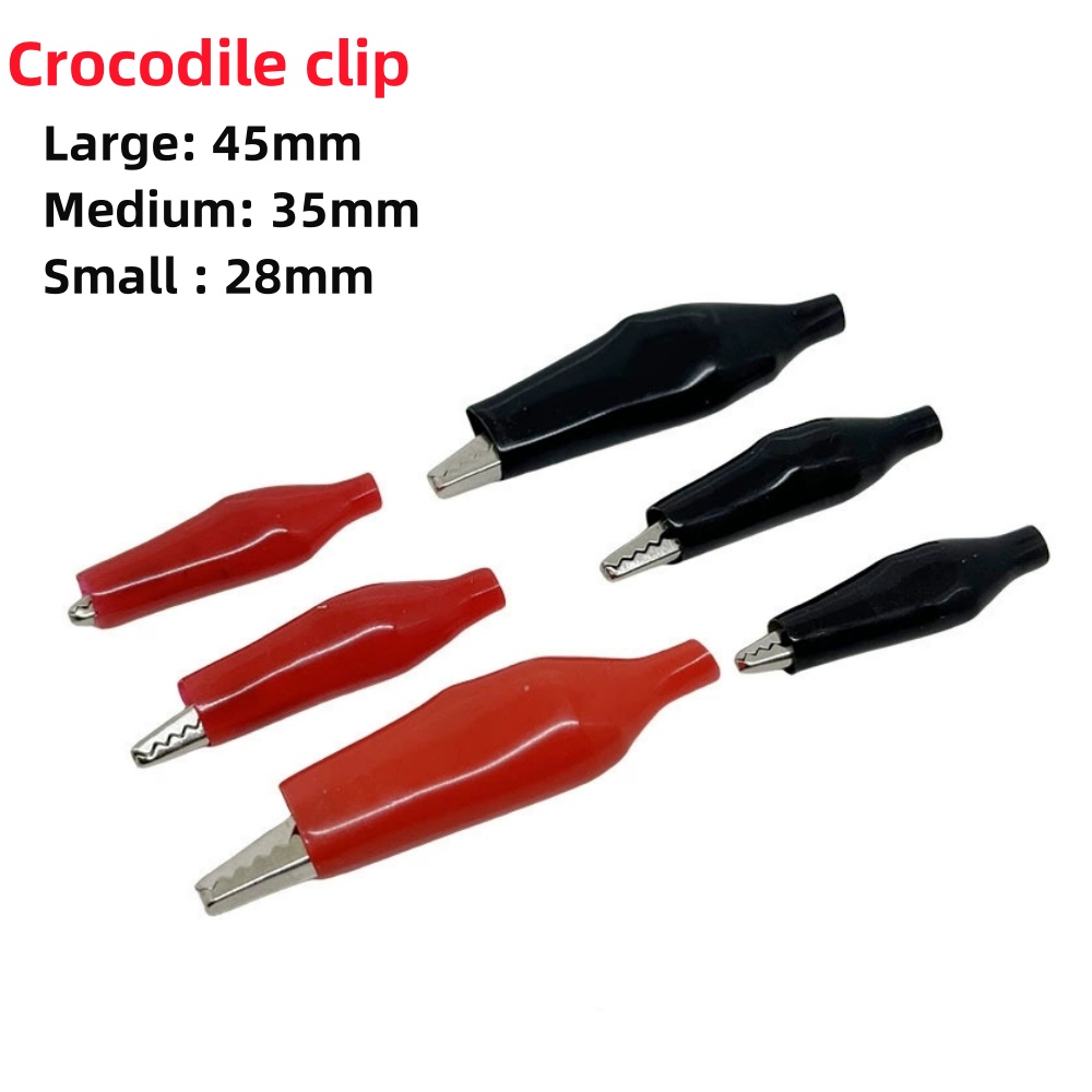 Crocodile Clip Set - 10pcs/lot S4 Crocodile Electrical Clamp 28/35/45MM