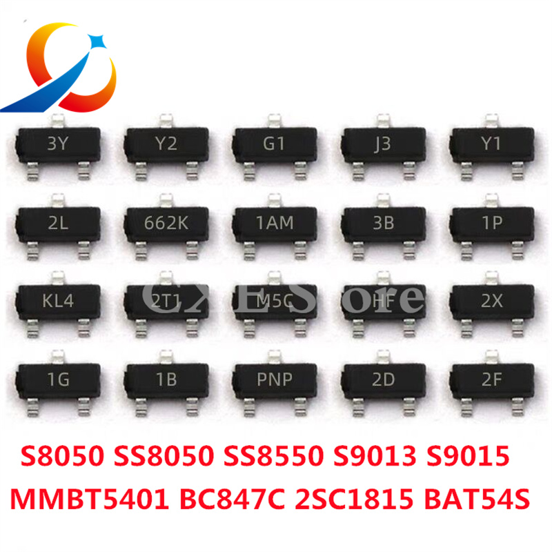 Mosfet Transistor Set - 100PCS SMD Transistor S8050 S8550 SS8050