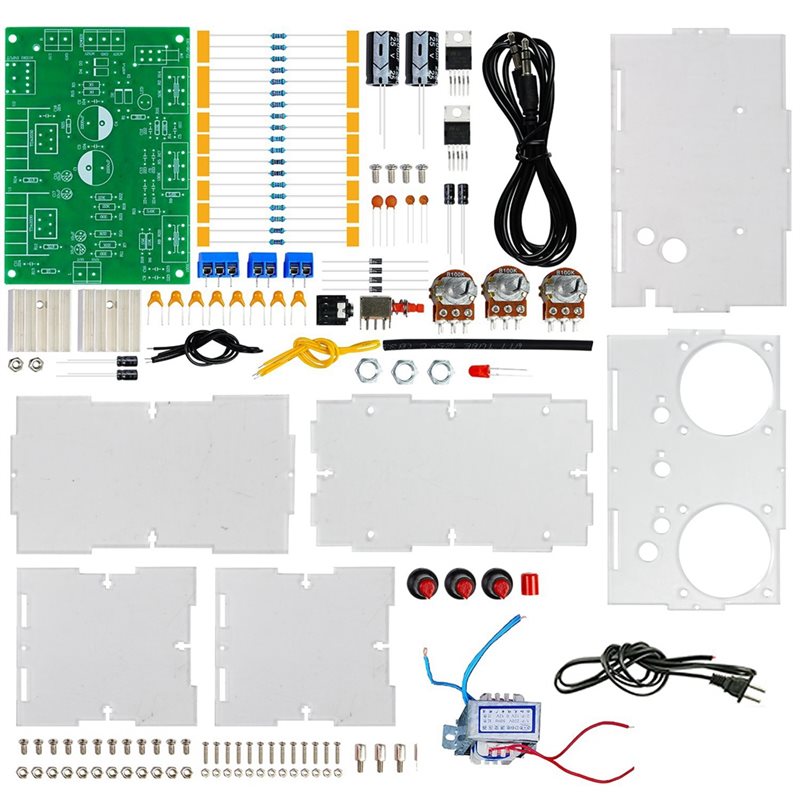 Diy Electronics Circuits - AS95-TDA2030 Dual Channel Amplifier Electronic DIY