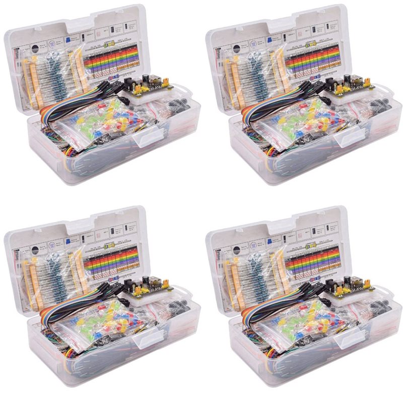 Diy Electronics Components - JABS-4X New Breadboard Set Electronics Component