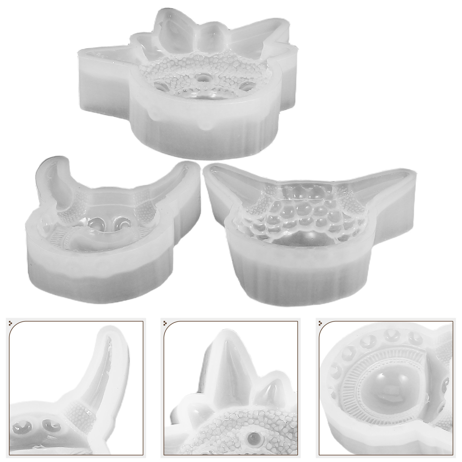 Diy Electronics Components - 3Pcs Devil's Eye Silicone Resin Molds