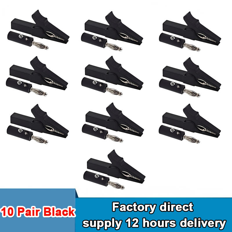 Insulated Alligator Clip with  - مراجعة Crocodile Clip Set وسعره