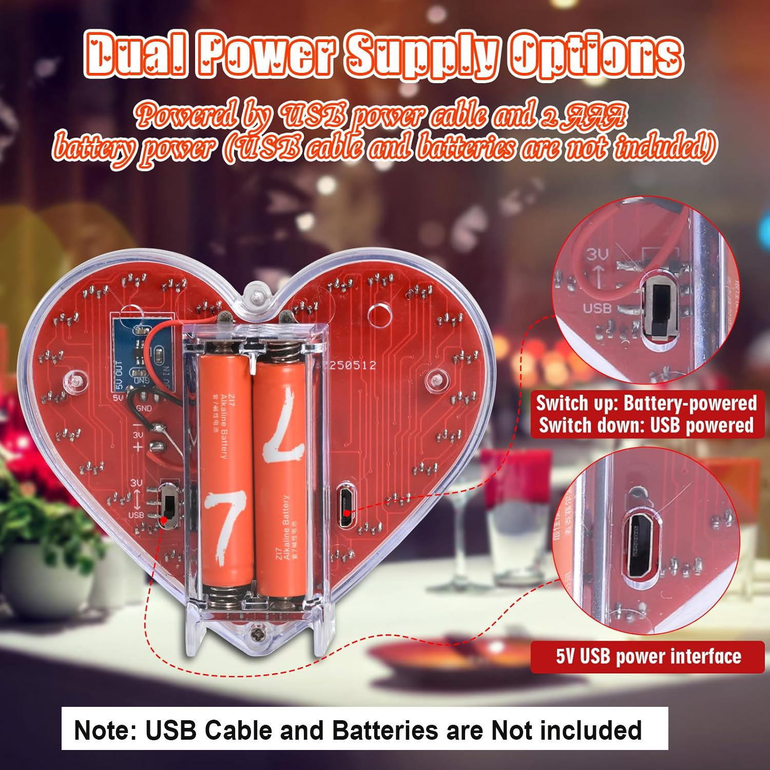 Heart Shaped LED Soldering Kit - مراجعة Diy Electronics Filament وسعره