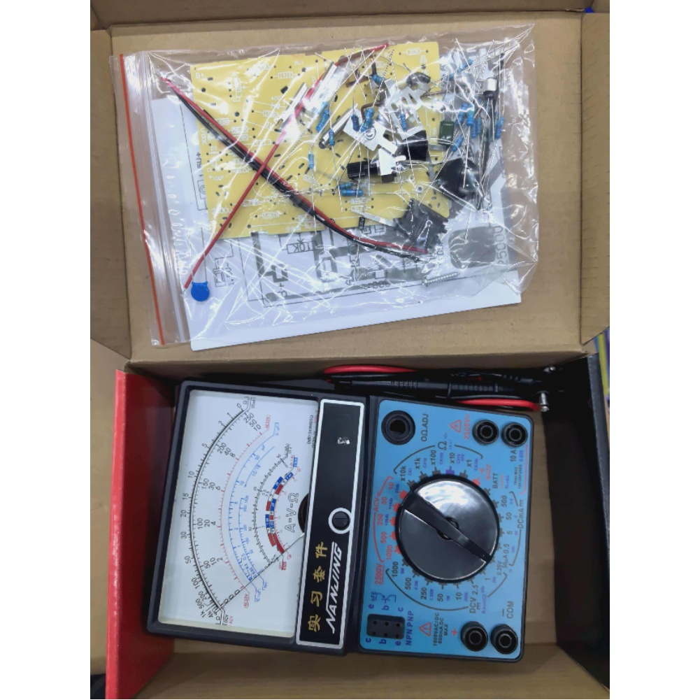 MF47 Analog Multimeter Kit DIY - مراجعة Diy Electronics Tool Kit وسعره