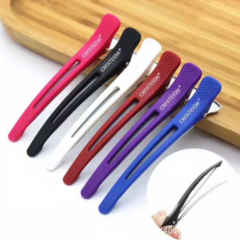 6Pieces/Set of Non Bent Hair C - مراجعة Crocodile Clip Set وسعره