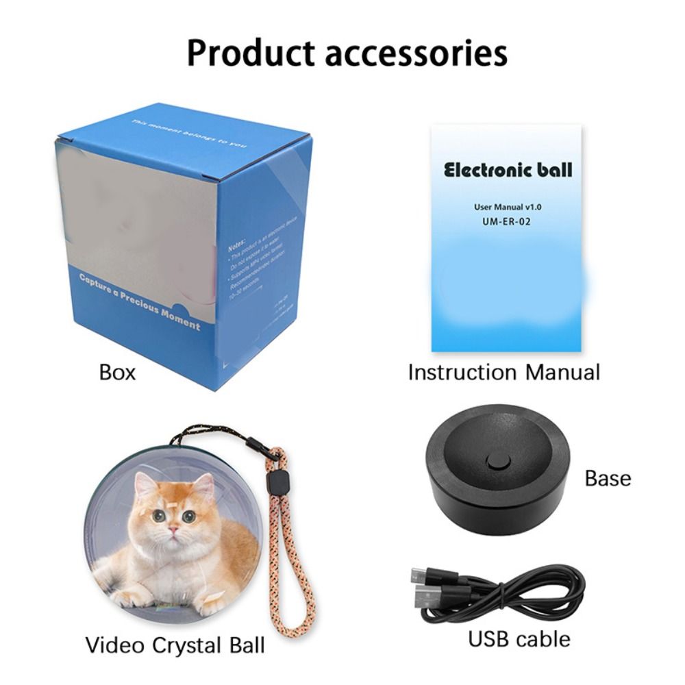 Wireless Video Display Ball 3D - مراجعة Diy Electronics Videos وسعره