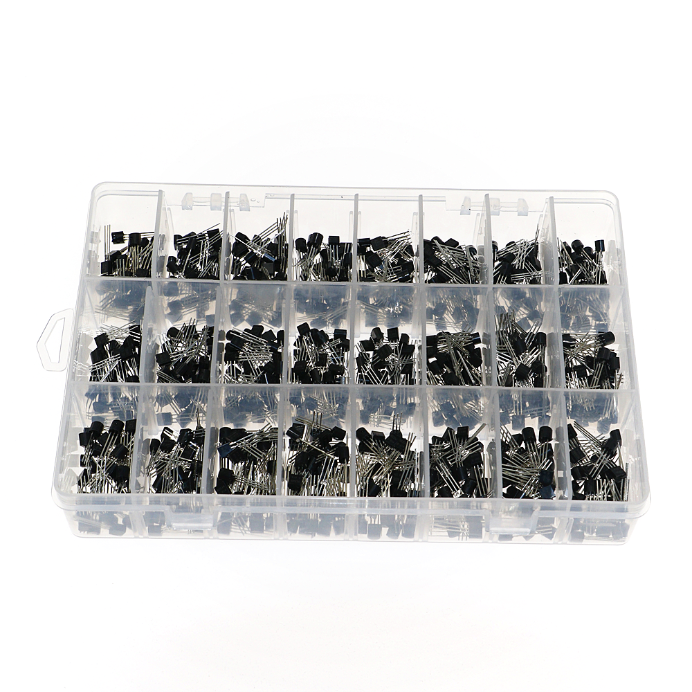 840pcs/Box 24Values TO-92 Tran - مراجعة Mosfet Transistor Set وسعره