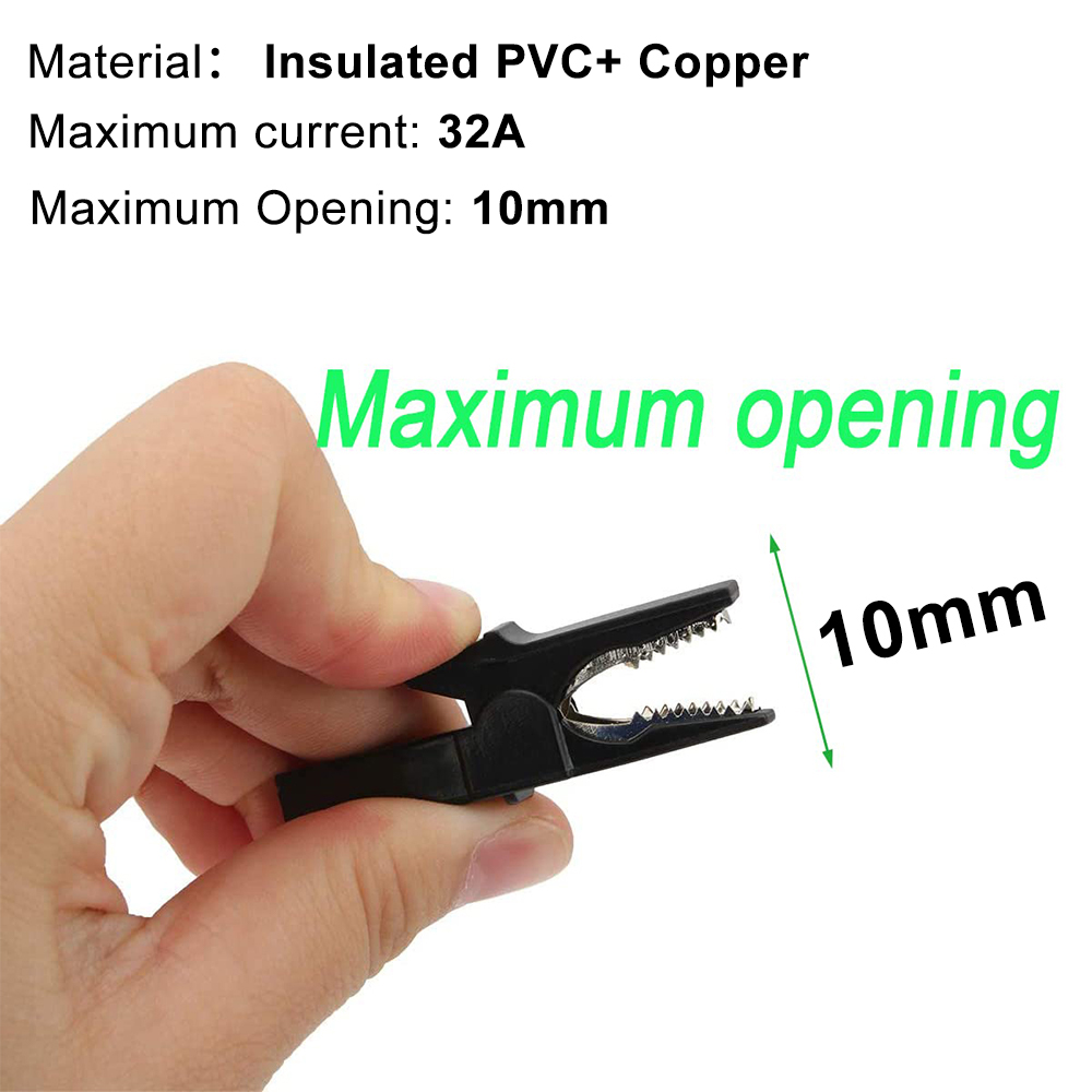 Alligator Clip with Banana Plu - مراجعة Crocodile Clip Set وسعره