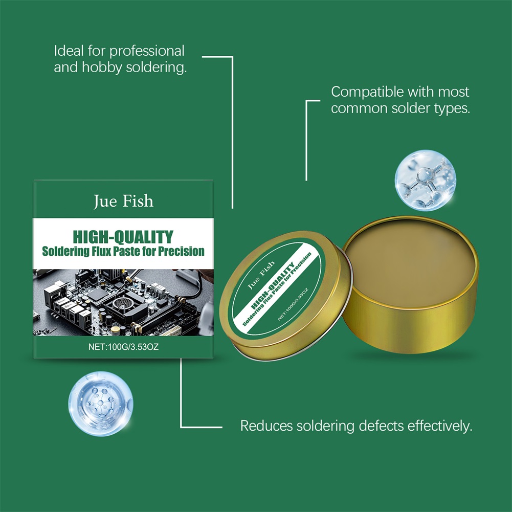 100g Soldering Flux-Paste,Sold - مراجعة Diy Electronics Flux وسعره