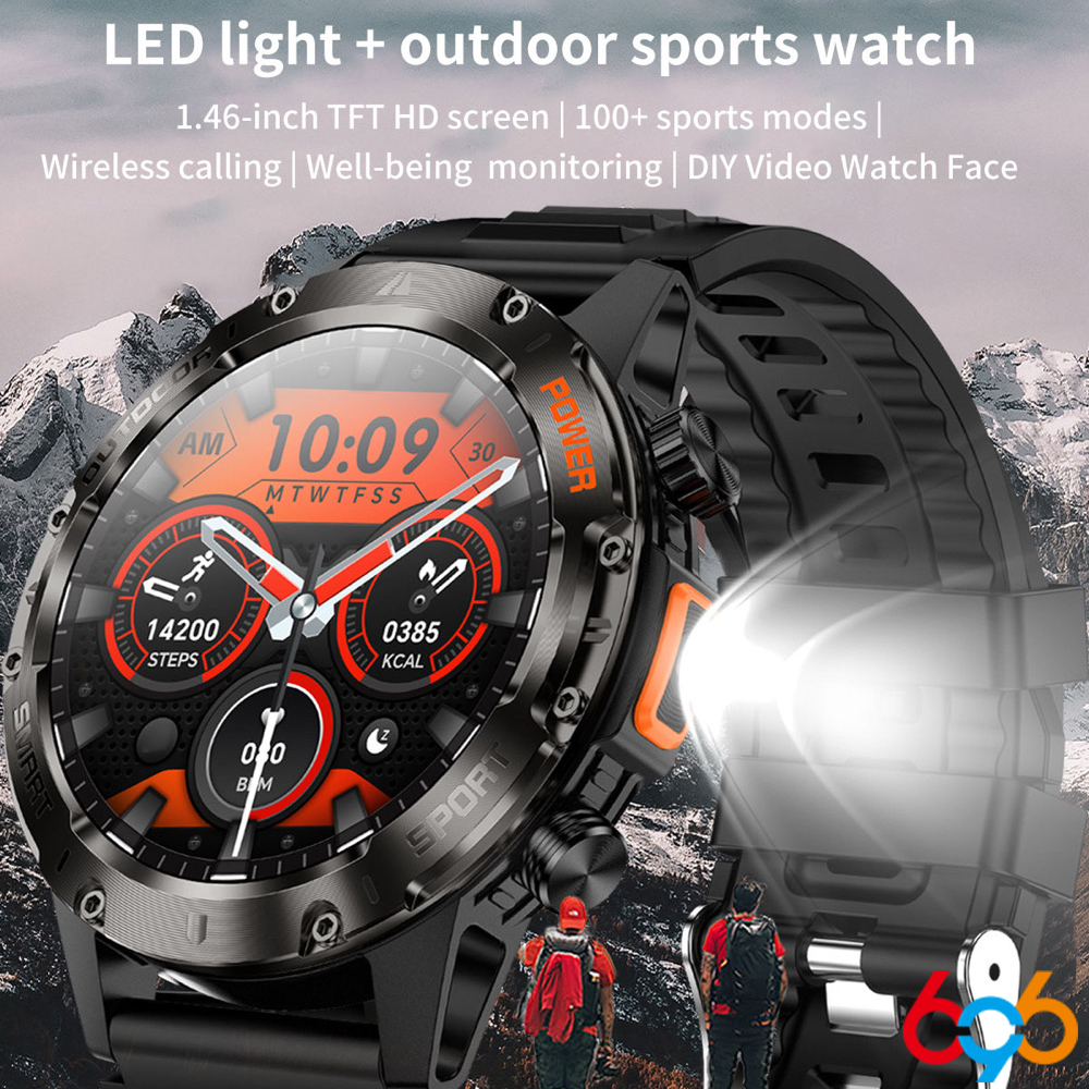 Outdoors LED Flashlight Smart  - مراجعة Diy Electronics Videos وسعره