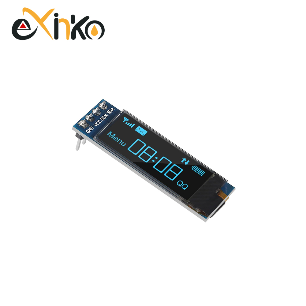 1-10pcs 0.91 inch OLED display - مراجعة I2C Lcd Display وسعره
