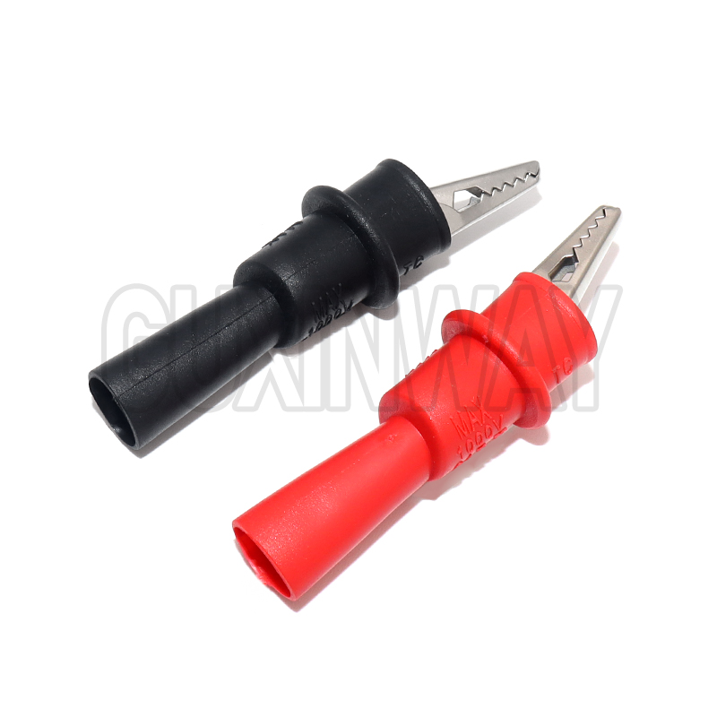 2pcs Alligator Clips Test Clip - مراجعة Crocodile Clip Set وسعره