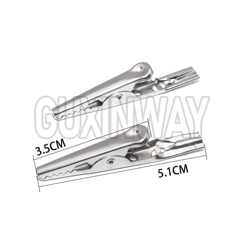 2pcs Alligator Clips Test Clip - مراجعة Crocodile Clip Set وسعره