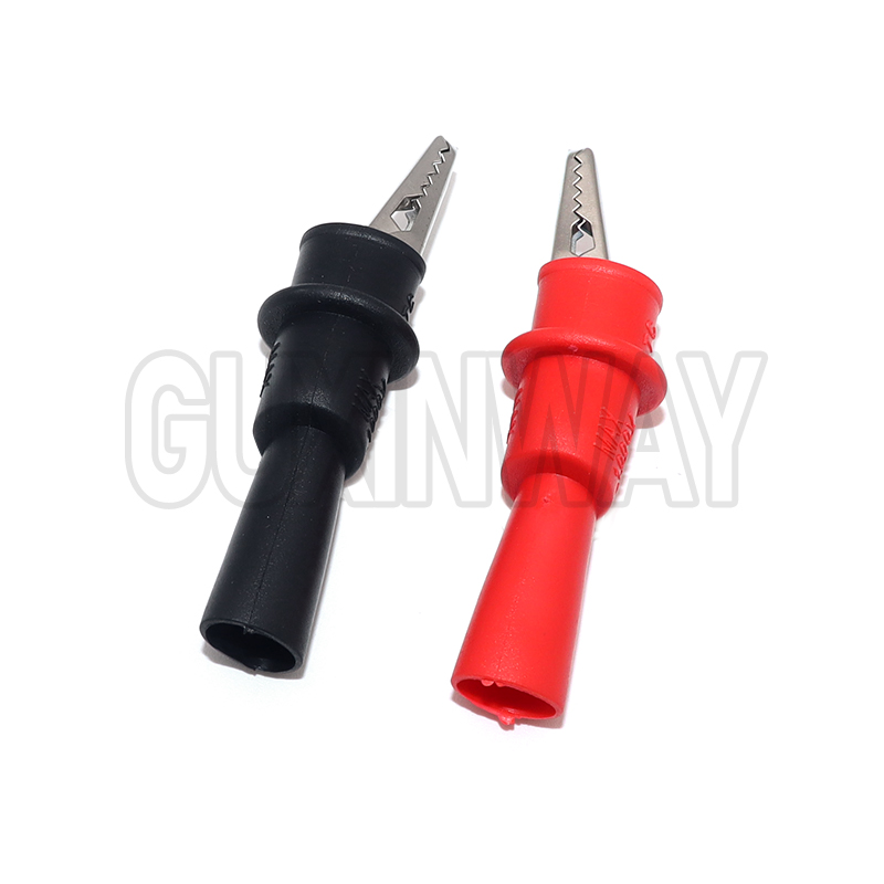 2pcs Alligator Clips Test Clip - مراجعة Crocodile Clip Set وسعره