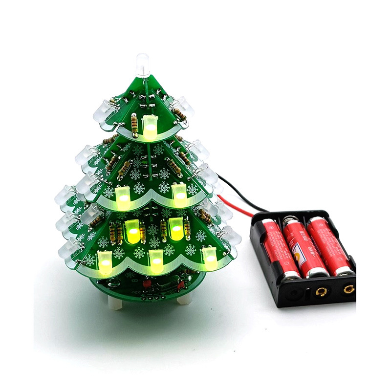3D DIY Christmas Tree Kit with - مراجعة Diy Electronics Circuits وسعره