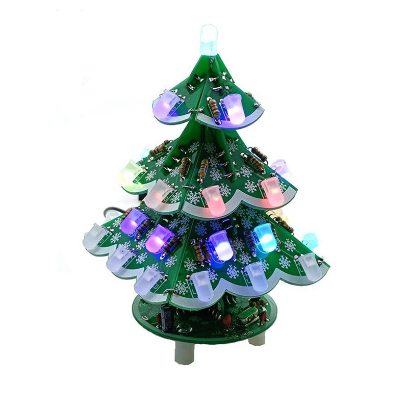 3D DIY Christmas Tree Kit with - مراجعة Diy Electronics Circuits وسعره