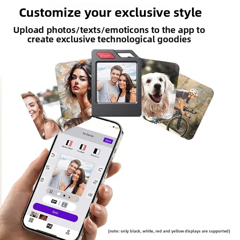 Original Color E-Ink Smart Key - مراجعة Diy Electronics Location وسعره