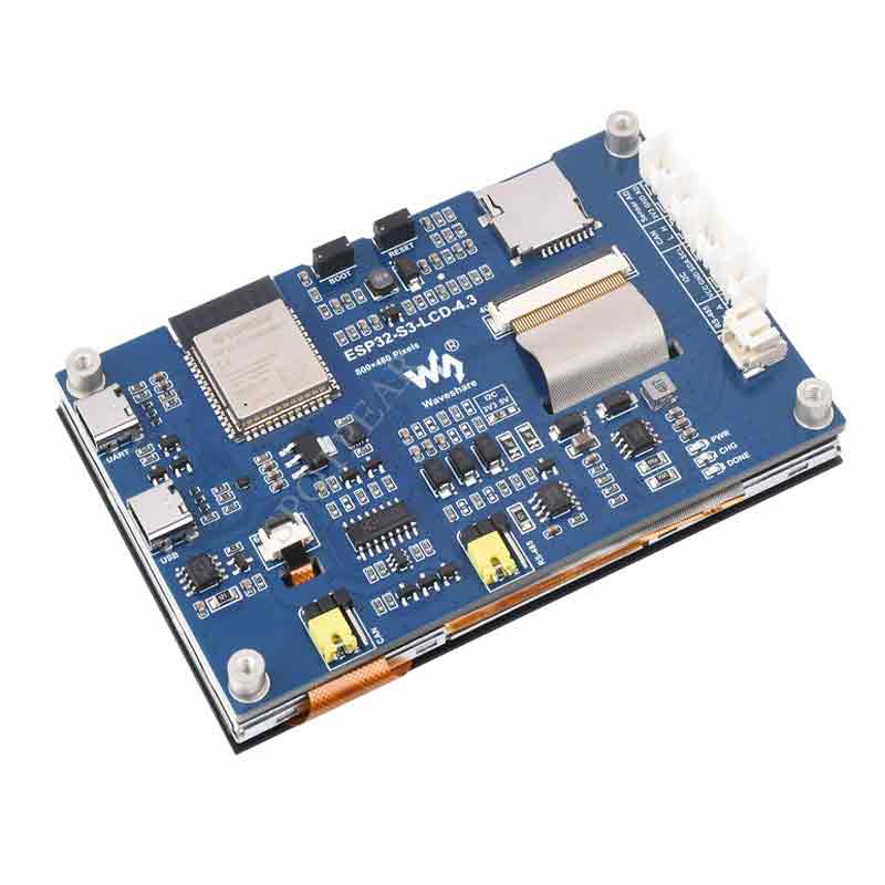 ESP32 S3 4.3inch LCD 800x480 C - مراجعة I2C Lcd Display وسعره