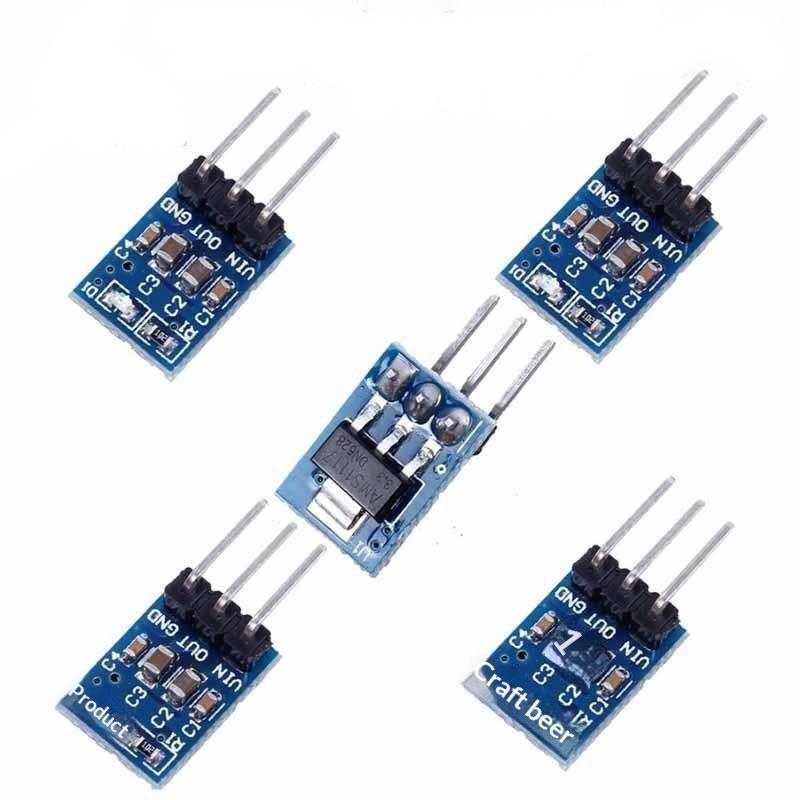New AMS1117-3.3 LDO Linear Reg - مراجعة Diy Electronics Circuits وسعره