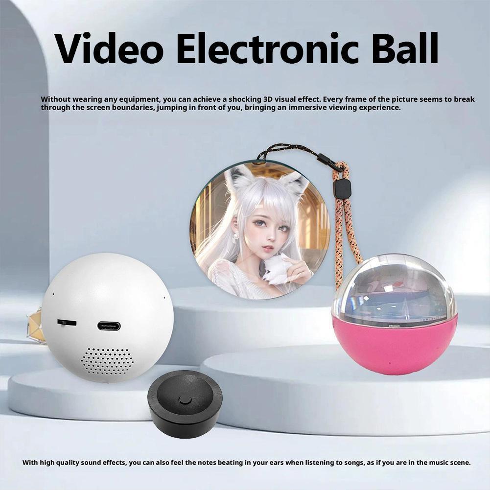 3D Magic Crystal Ball Video Pl - مراجعة Diy Electronics Videos وسعره