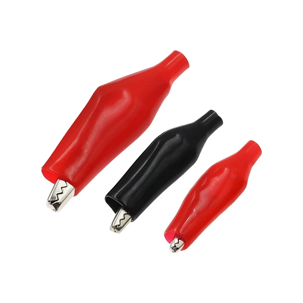 10pcs/lot S4 Crocodile Electri - مراجعة Crocodile Clip Set وسعره