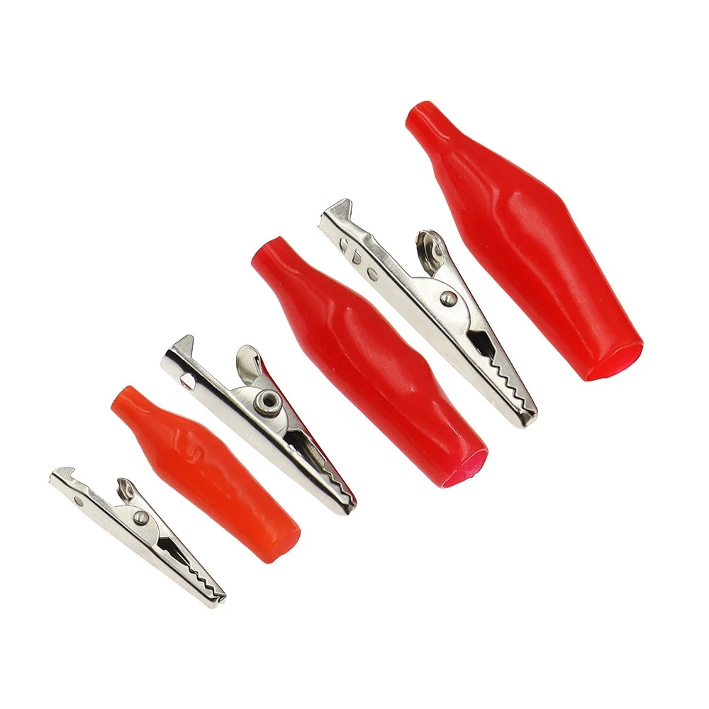 10pcs/lot S4 Crocodile Electri - مراجعة Crocodile Clip Set وسعره