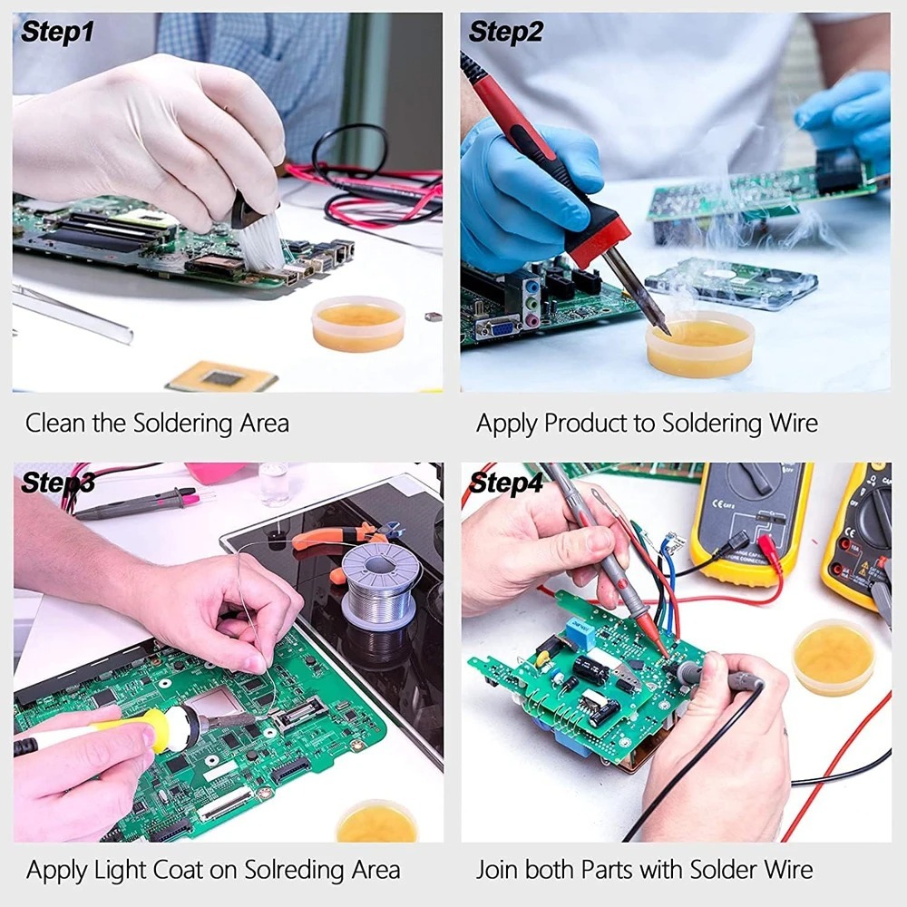New Solder Flux Paste for Lead - مراجعة Diy Electronics Flux وسعره