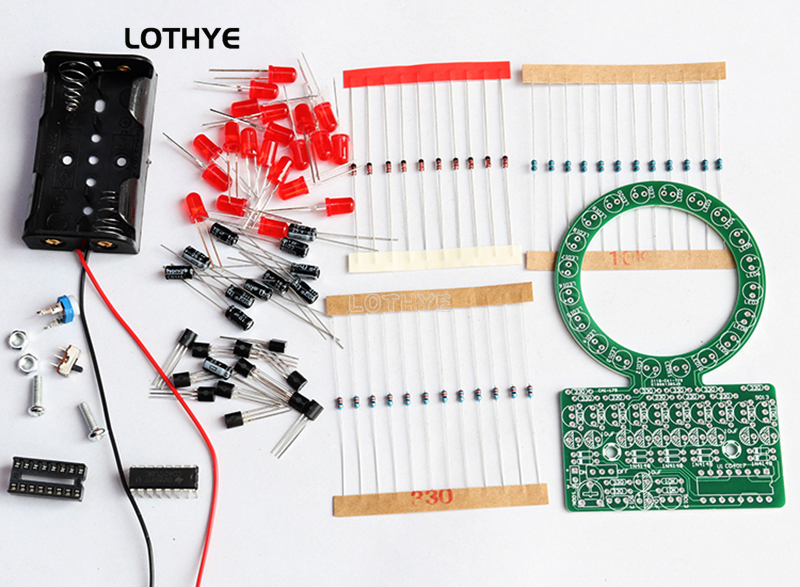 DIY Kit LED Gradient Ring Wate - مراجعة Diy Electronics Tool Kit وسعره