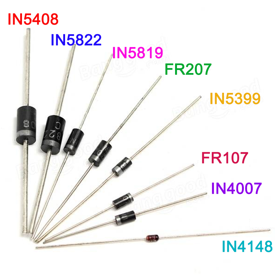 100pcs/lot Rectifier Diode set - مراجعة Diy Motorcycle Electronics وسعره