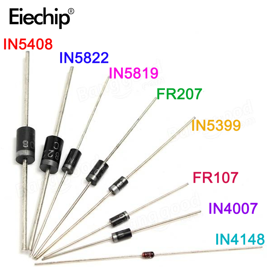 100pcs/lot Rectifier Diode set - مراجعة Diy Motorcycle Electronics وسعره