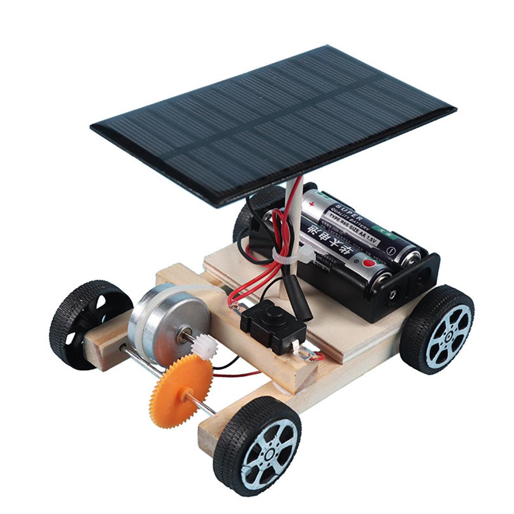 Assemble Solar Car Creative In - مراجعة Diy Electronics Components وسعره