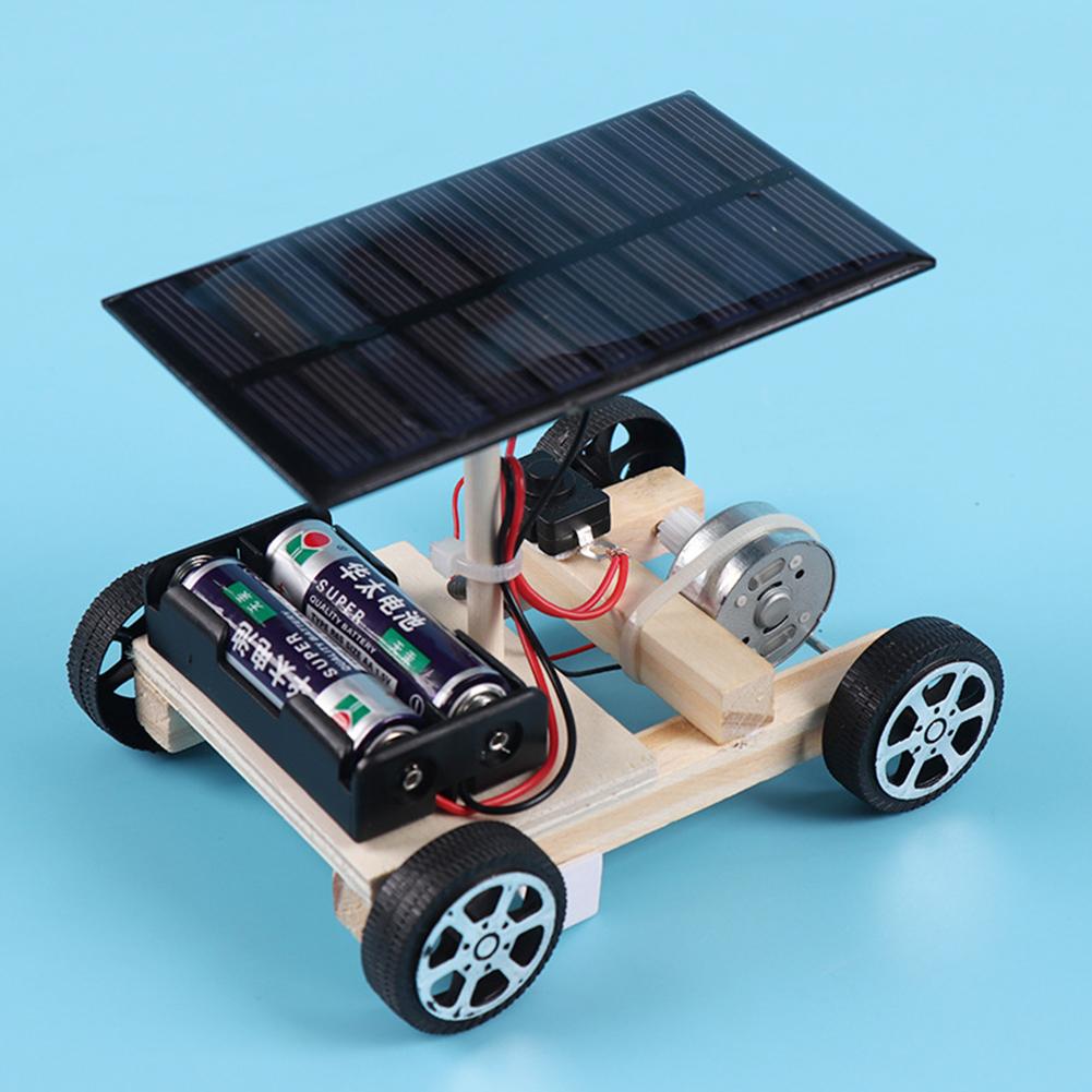 Assemble Solar Car Creative In - مراجعة Diy Electronics Components وسعره