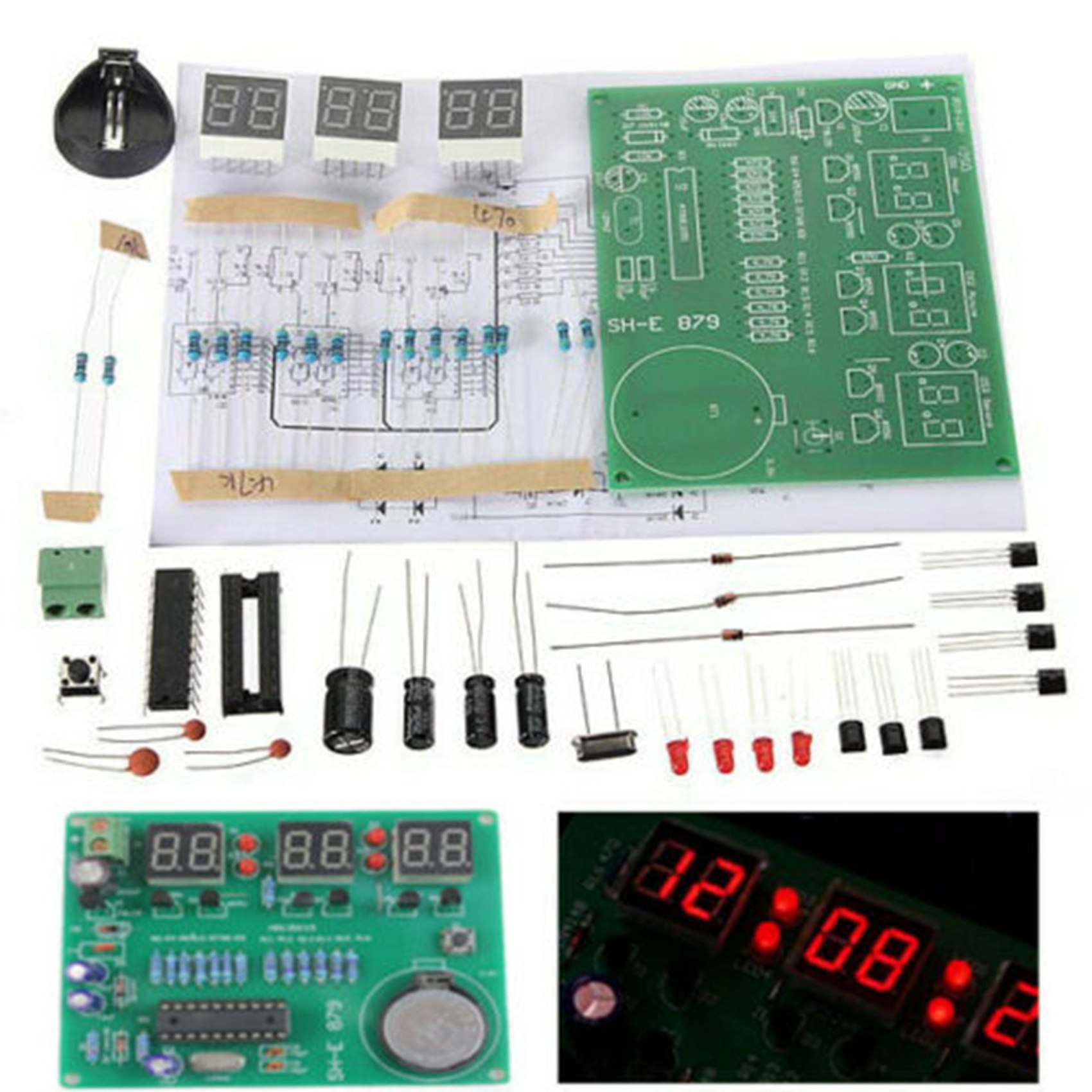【PUBLICITY】3 Set AT89C2051 6 D - مراجعة Diy Electronics Flux وسعره