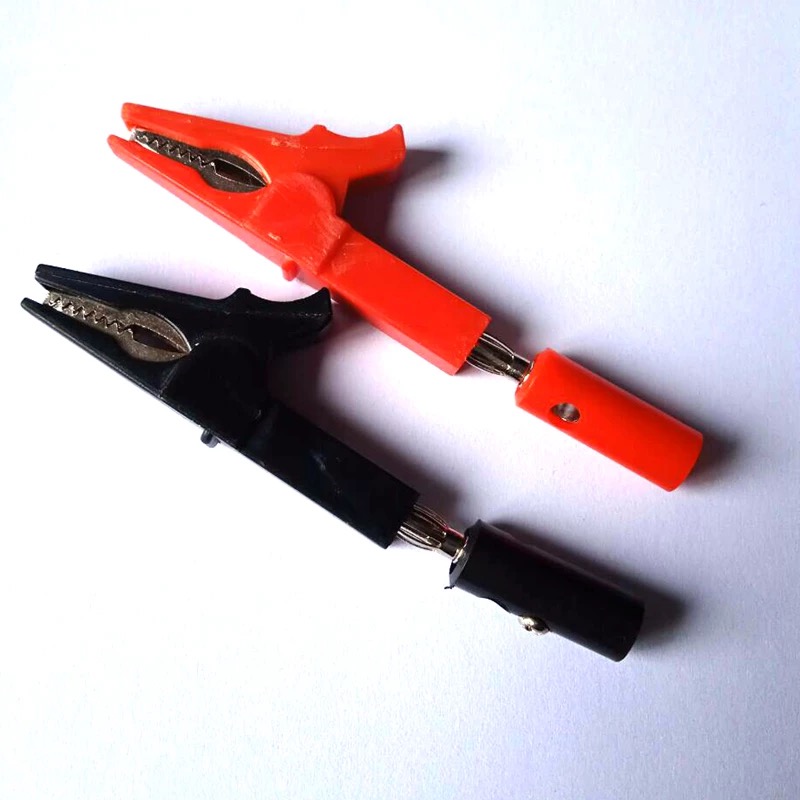 Alligator Clip with Banana Plu - مراجعة Crocodile Clip Set وسعره
