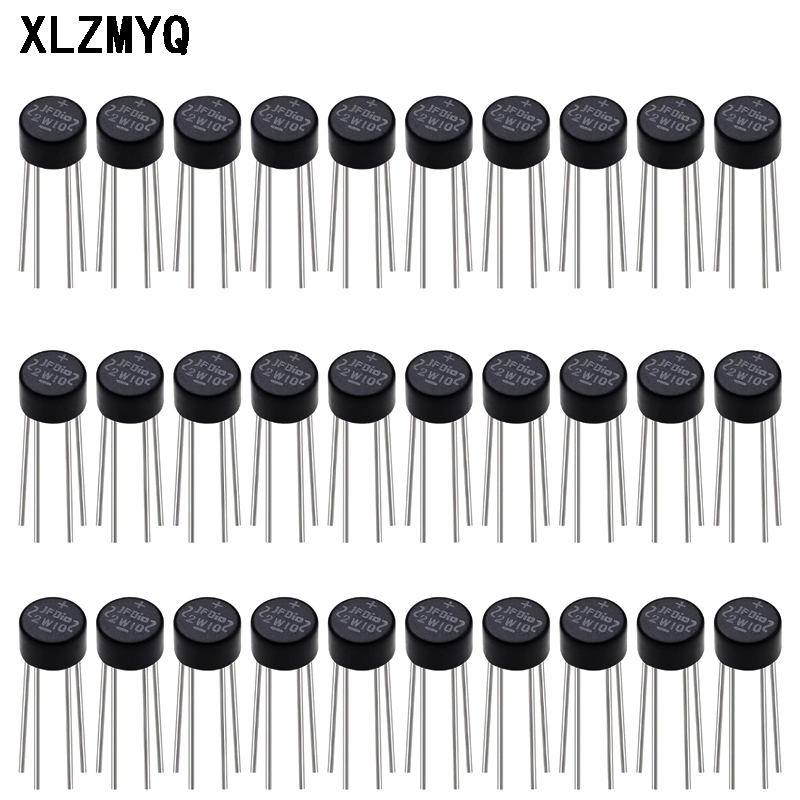 100PCS 2W10 Bridge Rectifier 2 - مراجعة Diy Motorcycle Electronics وسعره