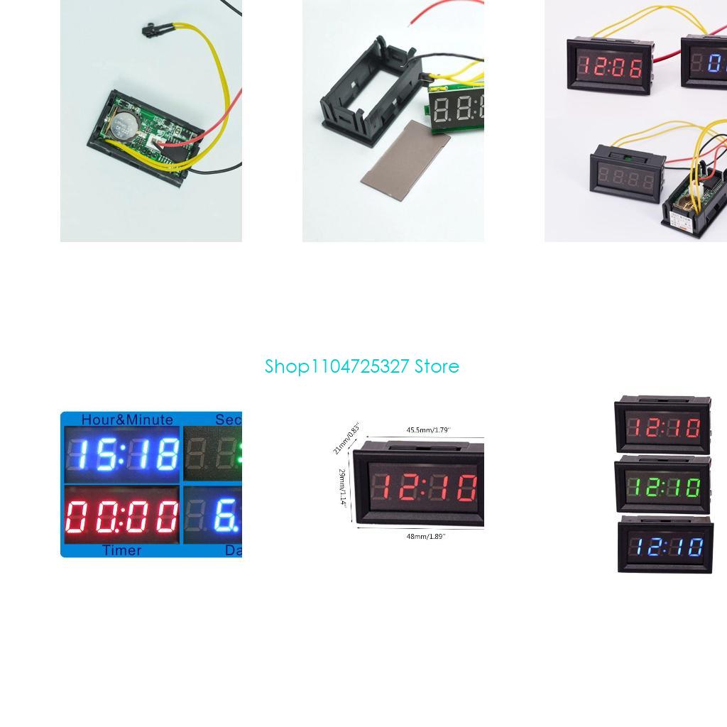 D8KF Electronic Alarm Clocks D - مراجعة Diy Motorcycle Electronics وسعره