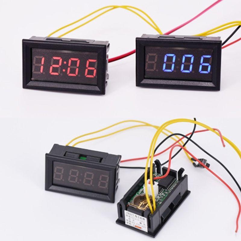 D8KF Electronic Alarm Clocks D - مراجعة Diy Motorcycle Electronics وسعره