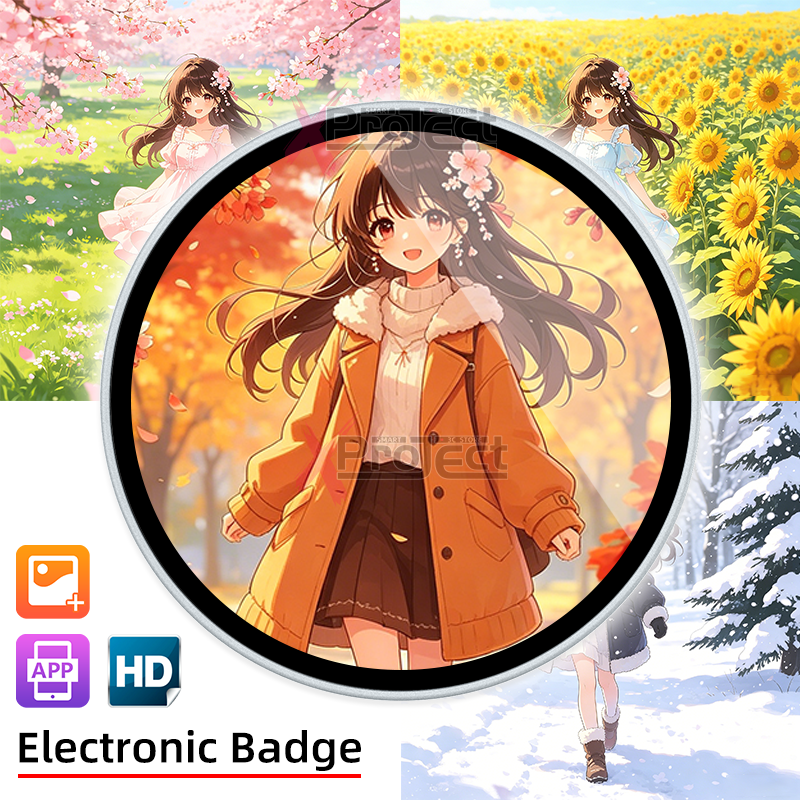 Anime Electronic Badge Anime M - مراجعة Diy Electronics Videos وسعره