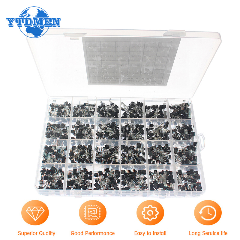 50-900PCS Transistors kit NPN  - مراجعة Mosfet Transistor Set وسعره