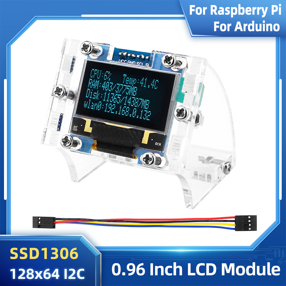 0.96 Inch OLED SSD1306 I2C IIC - مراجعة I2C Lcd Display وسعره