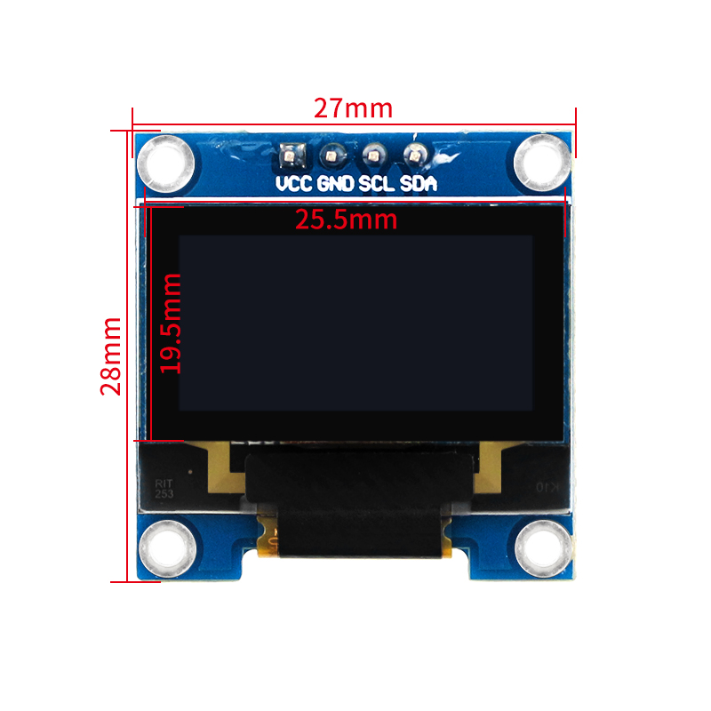 0.96 Inch OLED SSD1306 I2C IIC - مراجعة I2C Lcd Display وسعره