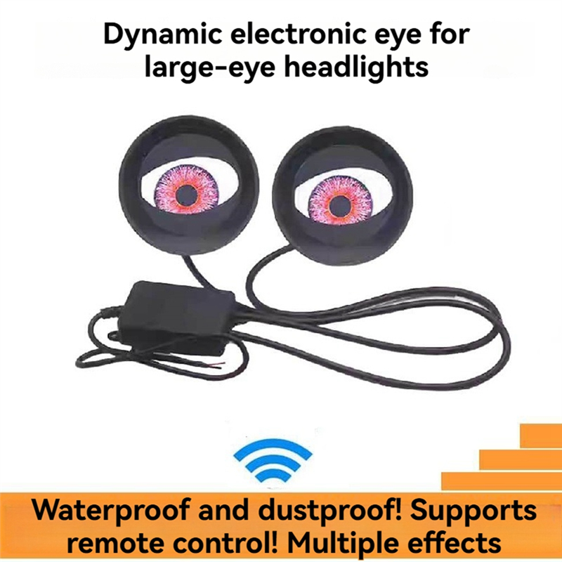 AT82-Electronic Eye Headlight  - مراجعة Diy Motorcycle Electronics وسعره
