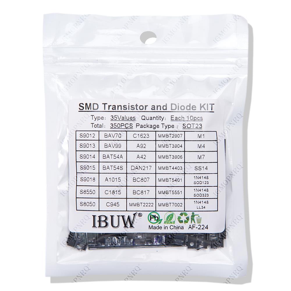 35values*10PCS=350PCS SMD SMT  - مراجعة Mosfet Transistor Set وسعره