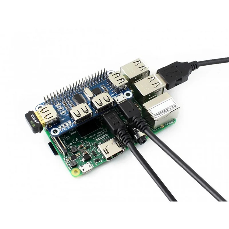 4 Ports USB HDM HUB HAT Raspbe - مراجعة Raspberry Pi Zero وسعره