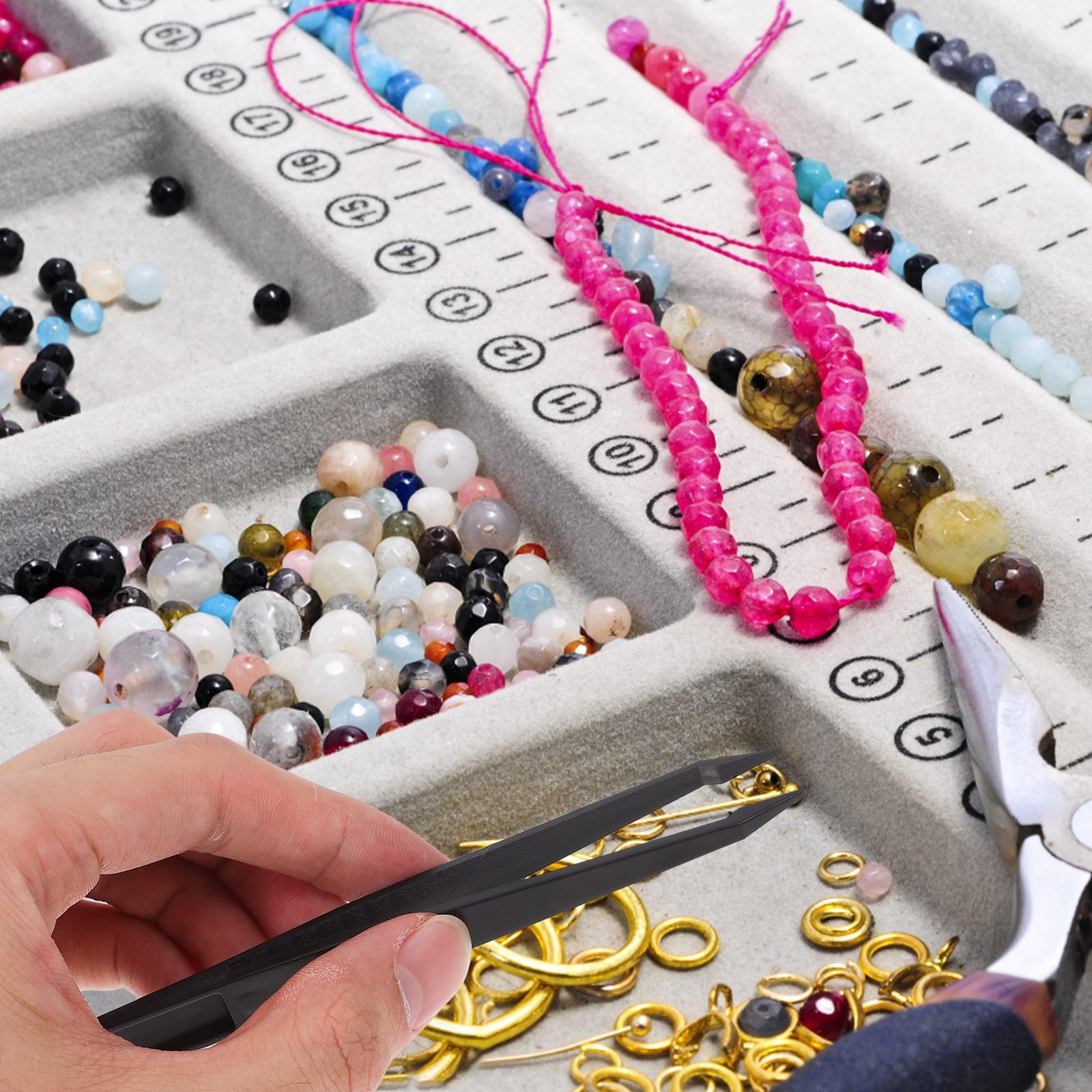 10pcs Precision Plastic Tweeze - مراجعة Diy Electronics Art وسعره