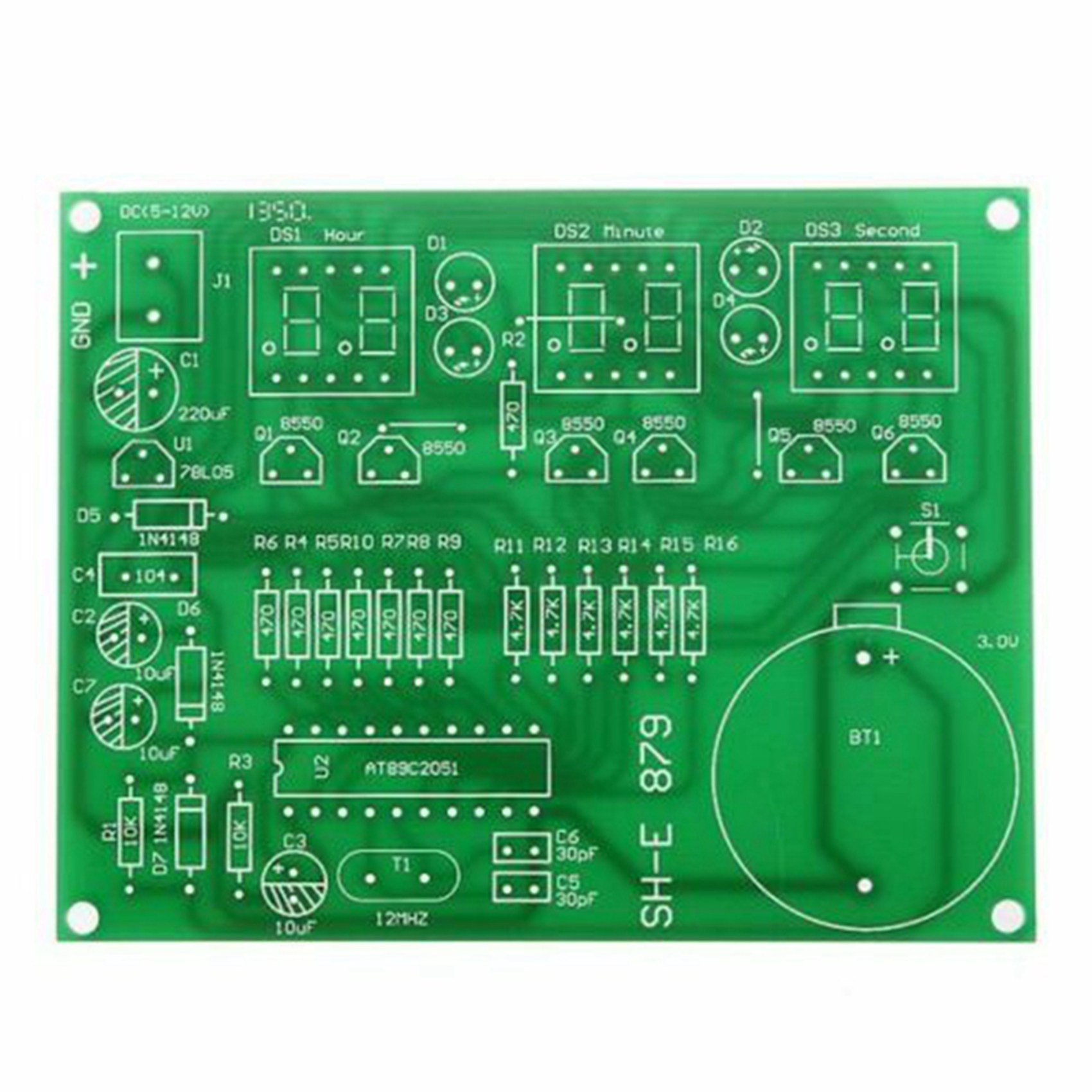T31C-3 Set AT89C2051 6 Digital - مراجعة Diy Electronics Flux وسعره