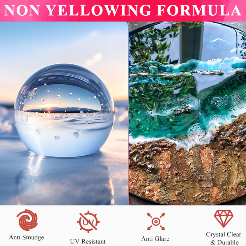1:1 Crystal Clear Epoxy Resin  - مراجعة Diy Electronics Components وسعره
