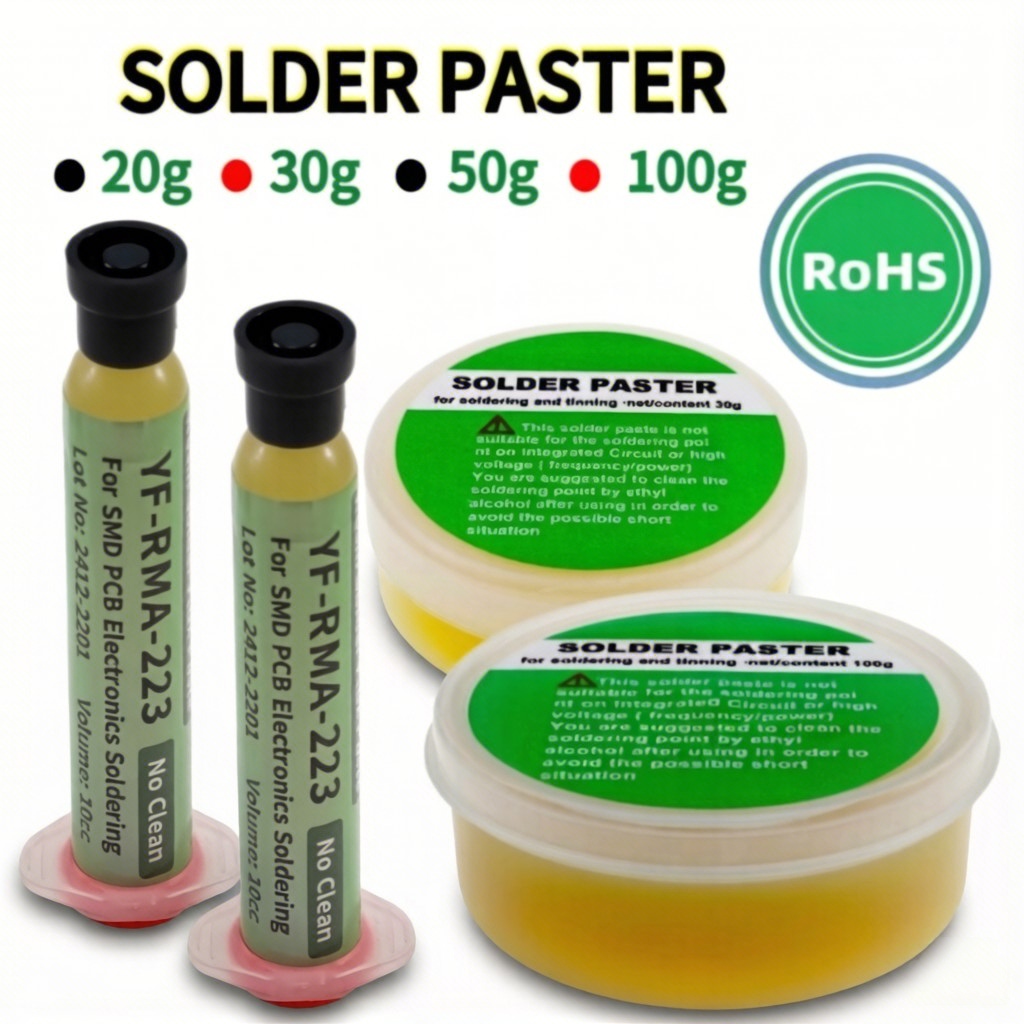 20g 30g 50g 100gNew Solder Flu - مراجعة Diy Electronics Flux وسعره