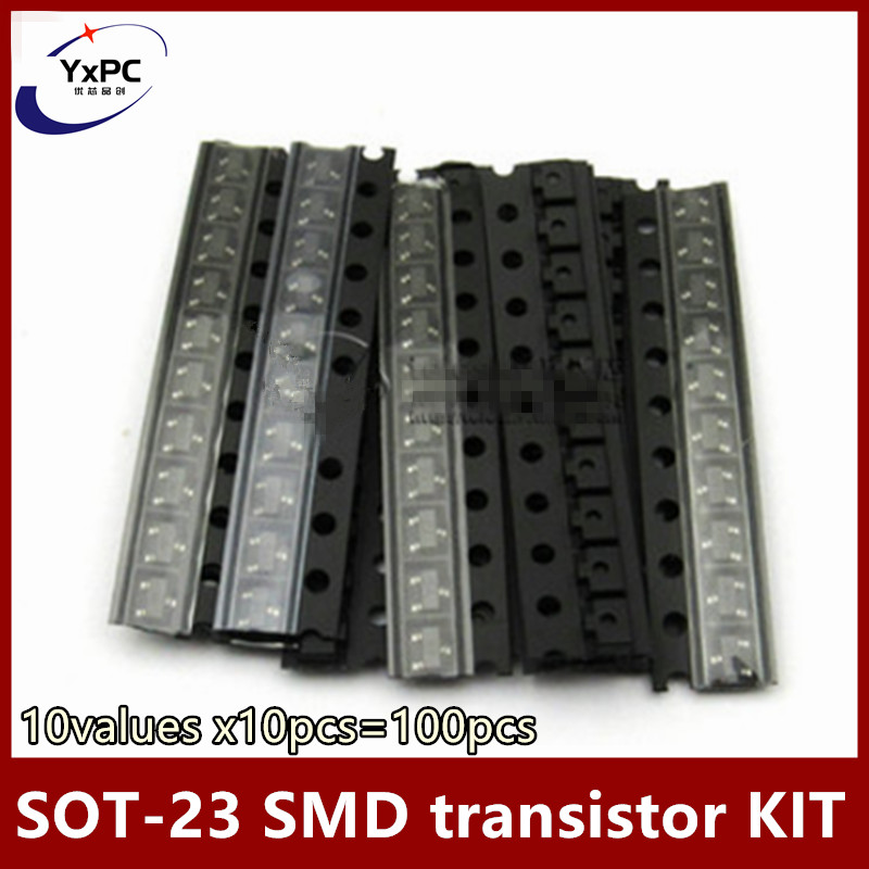 10values x10pcs=100pcs SOT-23  - مراجعة Mosfet Transistor Set وسعره